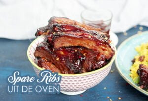 Spareribs uit de oven Antilliaanse barbecue bbq spare ribs recept