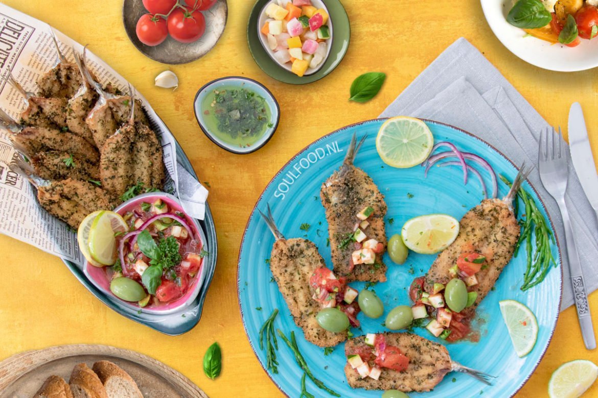 gepaneerde & gefrituurde sardines / sardientjes RECEPT via Soulfood.nl