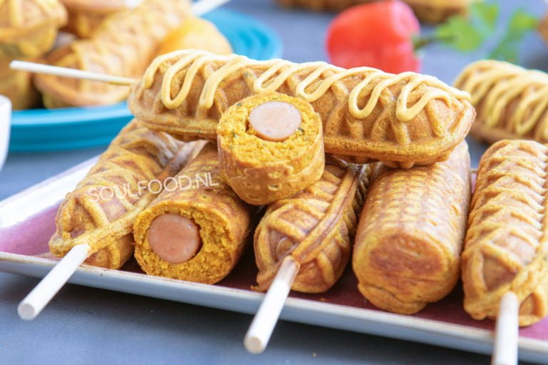 bara corn dogs Surinaamse bara recept