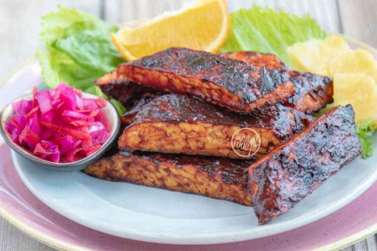 vegan spareribs ribs veganistisch vegetarisch barbecue recept tempeh
