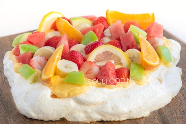 pavlova basisrecept recept banketbakkersroom vers fruit schuimgebak