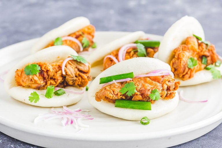 gestoomde broodjes recept bao buns bapao lotusbroodjes fried chicken kip