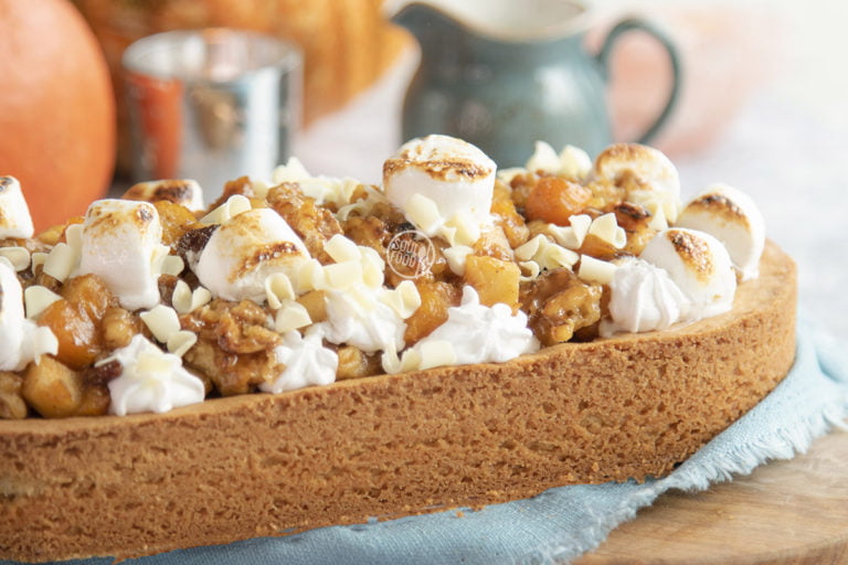 pumpkin spice slof herfstslof met appel en walnoot