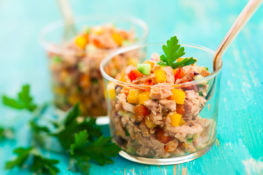 Gezonde tonijnsalade tonijn salade paprika healthy recept keto low carb