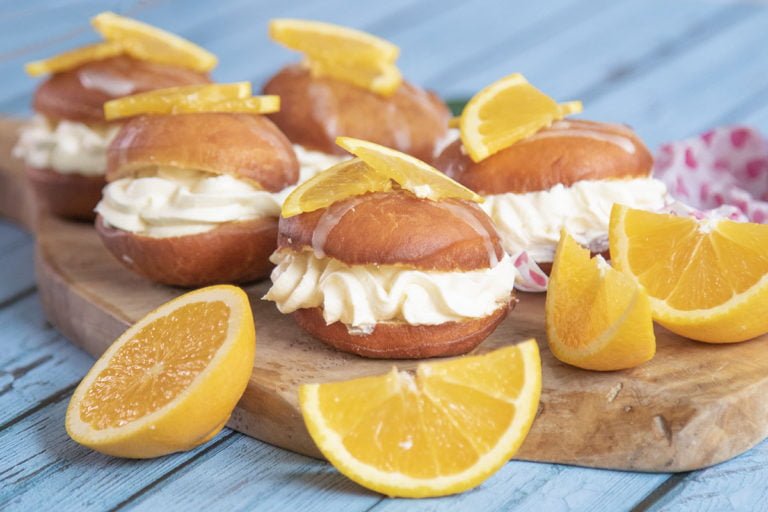 roombroodjes met sinaasappelglazuur recept Berlinerbol krapfen