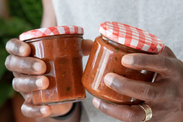 zelfgemaakte sambal pika zelf maken recept jurino dushi soulfood