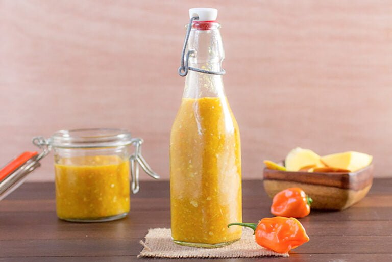 mango pepper sauce hot sauce recept soulfood