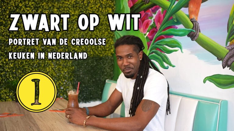 zwart op wit. Portret van de Creoolse keuken in Nederland.