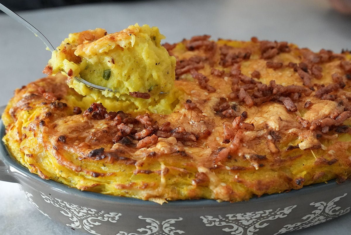 Caribische aardappelpuree in samenwerking met Tromp en Rueb.