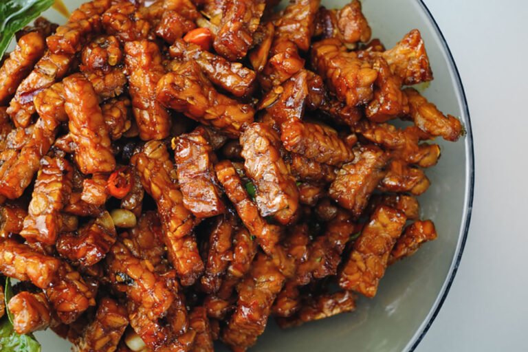 Javaanse tempeh in sojasaus. Recept en uitleg.