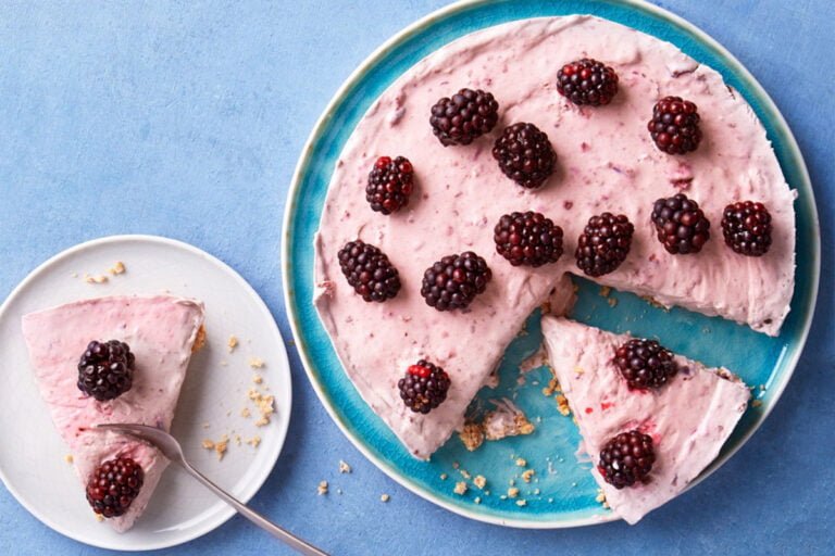 Het nagerecht voor jouw kerstdiner: vegan no bake cheesecake