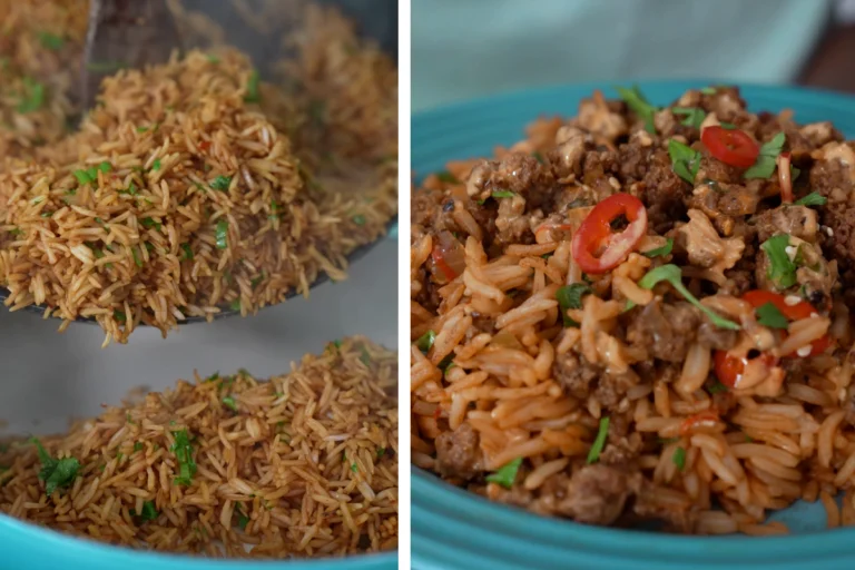 de lekkerste fried rice met gehakt en sriracha mayo